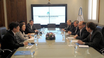 Argentina y China trabajan para incrementar las exportaciones de productos de calidad al país asiático