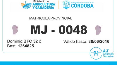 Fitosanitarios: las máquinas aplicadoras deberán llevar oblea