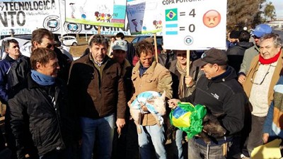 Príncipe, de Federación Agraria, sobre la importación de carne de cerdo desde Brasil: 