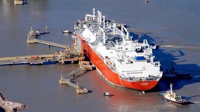 Se amplió un complejo portuario