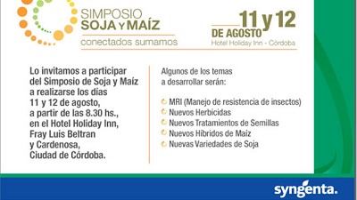 Simposio soja y maiz