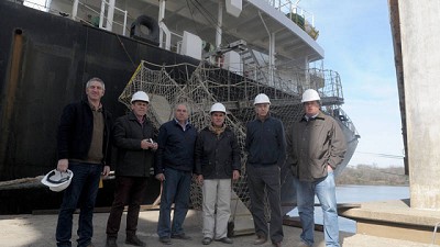 Se completó la carga de un buque con 10.000 toneladas de arroz con destino a Nicaragua