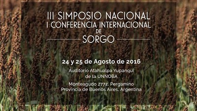 Este Miérc. participá EN VIVO del III Simposio Nacional de Sorgo desde UNNOBA en Pergamino