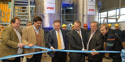 Chemotecnica y FMC inauguraron dos plantas de elaboración de productos para la protección de cultivos