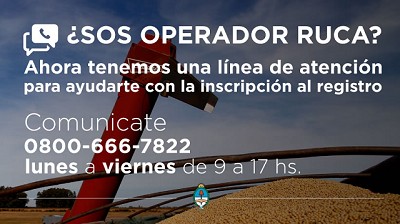 Ya está vigente el 0800 para consultas de Operadores del RUCA