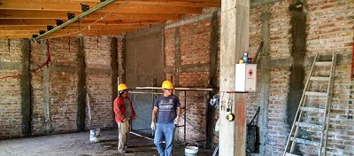 La Provincia inició la obra de recuperación y fortalecimiento del establecimiento La Posta en El Cuy