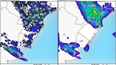 Reporte de lluvias del  22 de diciembre