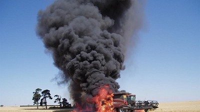 Premian una innovación que combate los incendios de cosechadoras