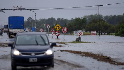 Alerta por fuertes lluvias en ocho provincias
