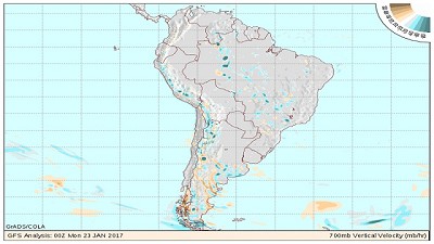 Reporte de lluvias del 23 de enero