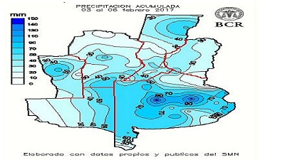 Lluvias moderadas en la región central - GEA