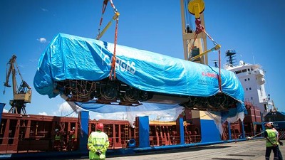 Renuevan las locomotoras del Belgrano Cargas luego de casi 40 años