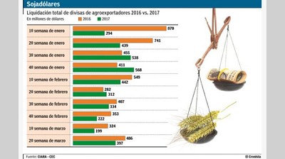 Esperan que el agro postergue parte de la liquidación de dólares de esta cosecha