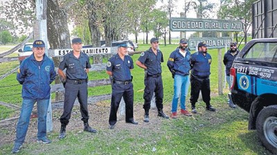 Remate ganadero custodiado