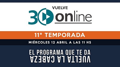 30 online HOY - 11 hs EN VIVO: Clima (J. L. Stella -SMN); Economía (A. Abram); Ganadería (J. Lafuente); y Granos (S. Olivero)