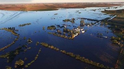 El temporal dejó pérdidas y desolación en los campos de Chubut