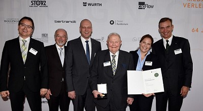 Helmut Claas fue galardonado con la Medalla Diesel