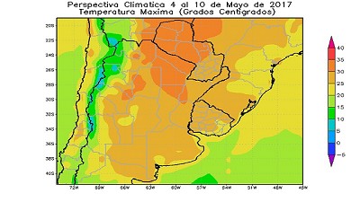 Informe climático semanal; por Ing. Agr. Eduardo Sierra