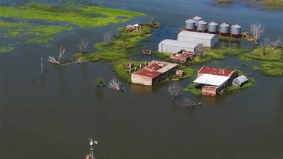 Productores reclaman que se haga un canal contra las inundaciones