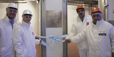 Sarquís participó en la inauguración de instalaciones de un frigorífico bonaerense