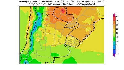 Informe climático semanal; por Ing. Agr. Eduardo Sierra