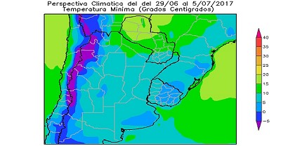 Informe climático semanal - por Ing. Agr. Eduardo Sierra