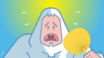 Chau, ola polar, por Diego Angeli