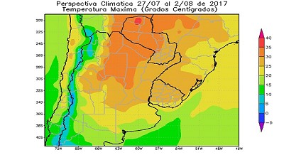 Informe climático semanal - por Ing. Agr. Eduardo Sierra