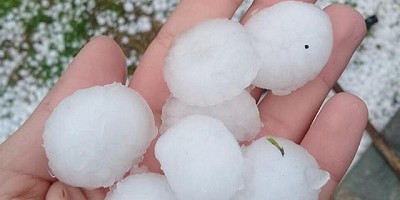 Cayó granizo en varias zonas del sudeste cordobés