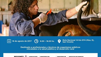 Organizan Jornada de Salud, Zoonosis y Desarrollo Local para profesionales en Misiones