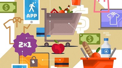 El contraataque de las góndolas: los supermercados enfrentan el e-commerce con changuitos inteligentes