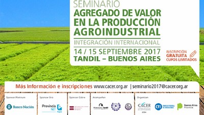 Seminario de Agregado de Valor en la Producción Agroindustrial - Integración Internacional en Tandil.