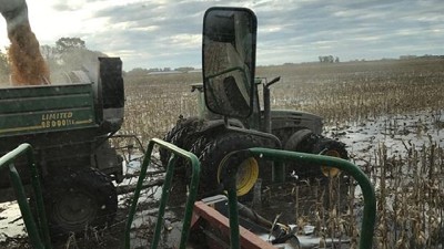 Prevén una caída de hasta el 50% de la siembra en las zonas inundadas
