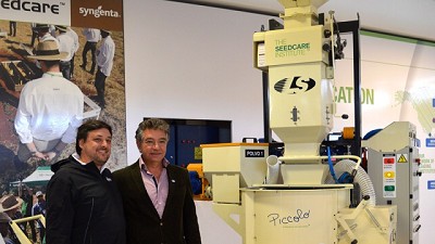 Piccolo, nueva máquina para tratamiento de semillas de alta performance desarrollada en Argentina