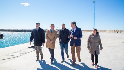 Los ministros de Agroindustria y Transporte inauguraron instalaciones en el puerto de Comodoro Rivadavia