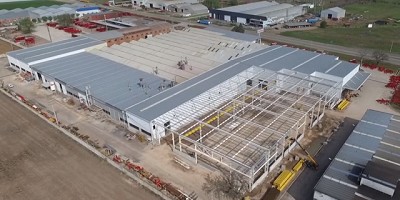 Crucianelli avanza en la ampliación de la fábrica