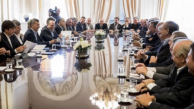 Macri recibió a la Mesa de las Carnes