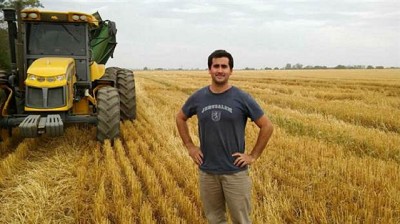 Trigo: lograron un rinde promedio de 7600 kilos en el sudeste cordobés