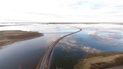En el sur de Córdoba una laguna mantiene en vilo a los productores