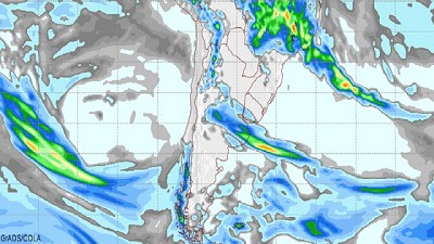 Reporte de lluvias de las últimas 24 horas al Viernes 5/01