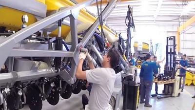 La maquinaria agrícola impulsó en 2017 la producción de acero