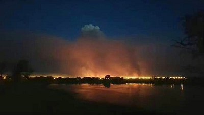 Los fuegos pampeanos arrasan casi 700.000 hectáreas de campo