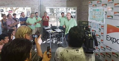Expoagro: puesta a punto, con la visita de los expositores