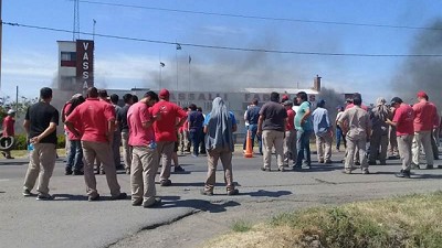 Se agravó un conflicto laboral en la fábrica de cosechadoras Vassalli