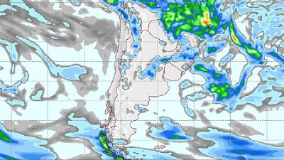 Registro de lluvias del fin de semana 25/02