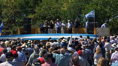 Con un acto en San Pedro, los productores conmemoraron los diez años de la 125