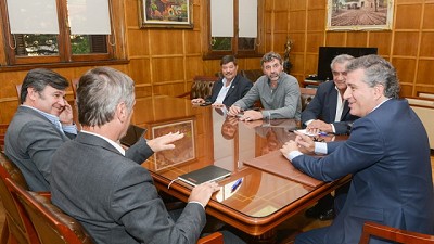 Etchevehere junto a la Comisión de Enlace de Entidades Agropecuarias