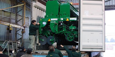 ¿Cómo es el plan para fomentar las exportaciones de máquinas agrícolas?