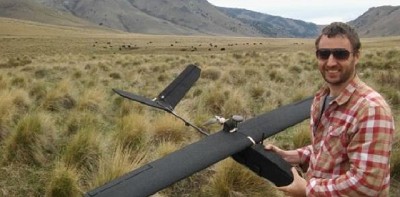 Drones custodian los pastizales de la Patagonia