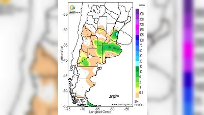 Lluvias caídas durante el 1 y 2 de julio